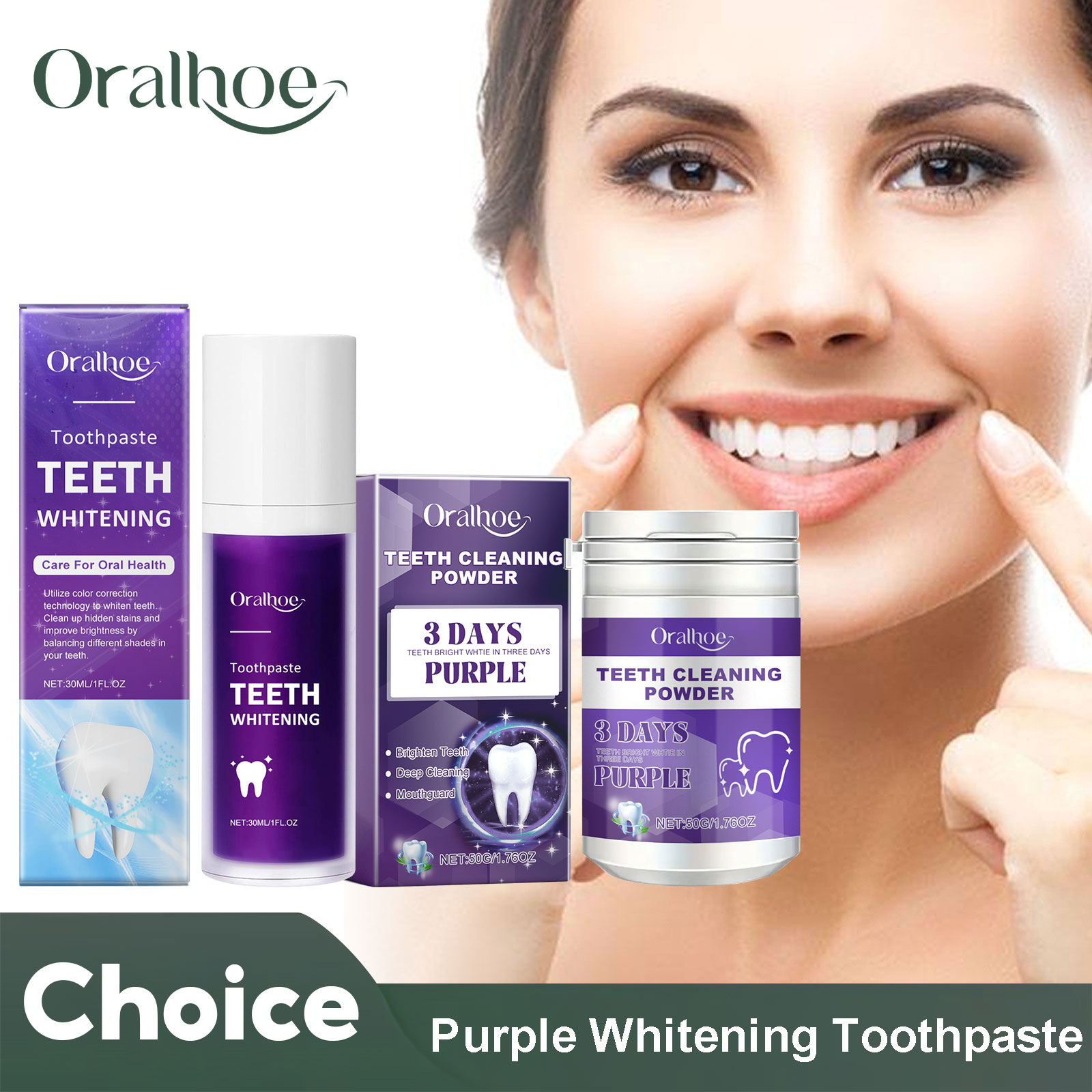 Teeth Whitening Ulta - Lila Korrektor Zahnaufhellung Zahnpasta Tiefenreinigung Zähne