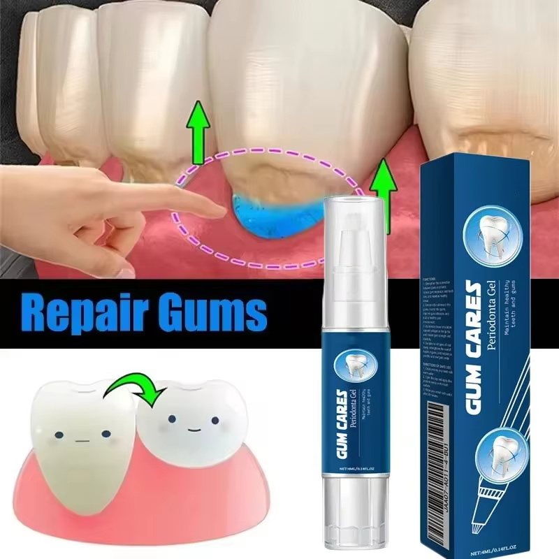 Teeth Whitening Foam - Beschädigtes Zahnfleisch-Reparatur-Pflegegel, lindert wundenes Zahnfleisch, Allergie,
