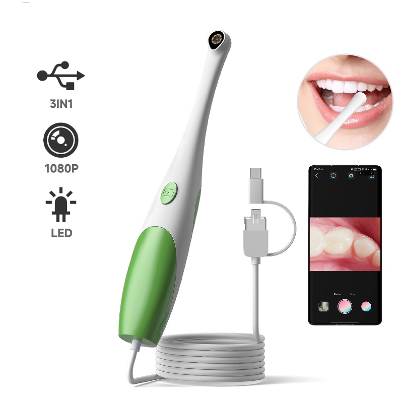 Teeth Whitening Video - TYPE-C Visuelle Mundkamera 3-in-1 USB Handgehaltene