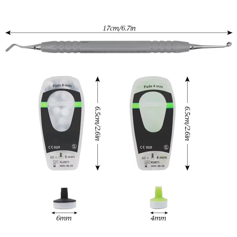 Teeth Whitening Foam - Dental Composite Kit mit Schaum Pad