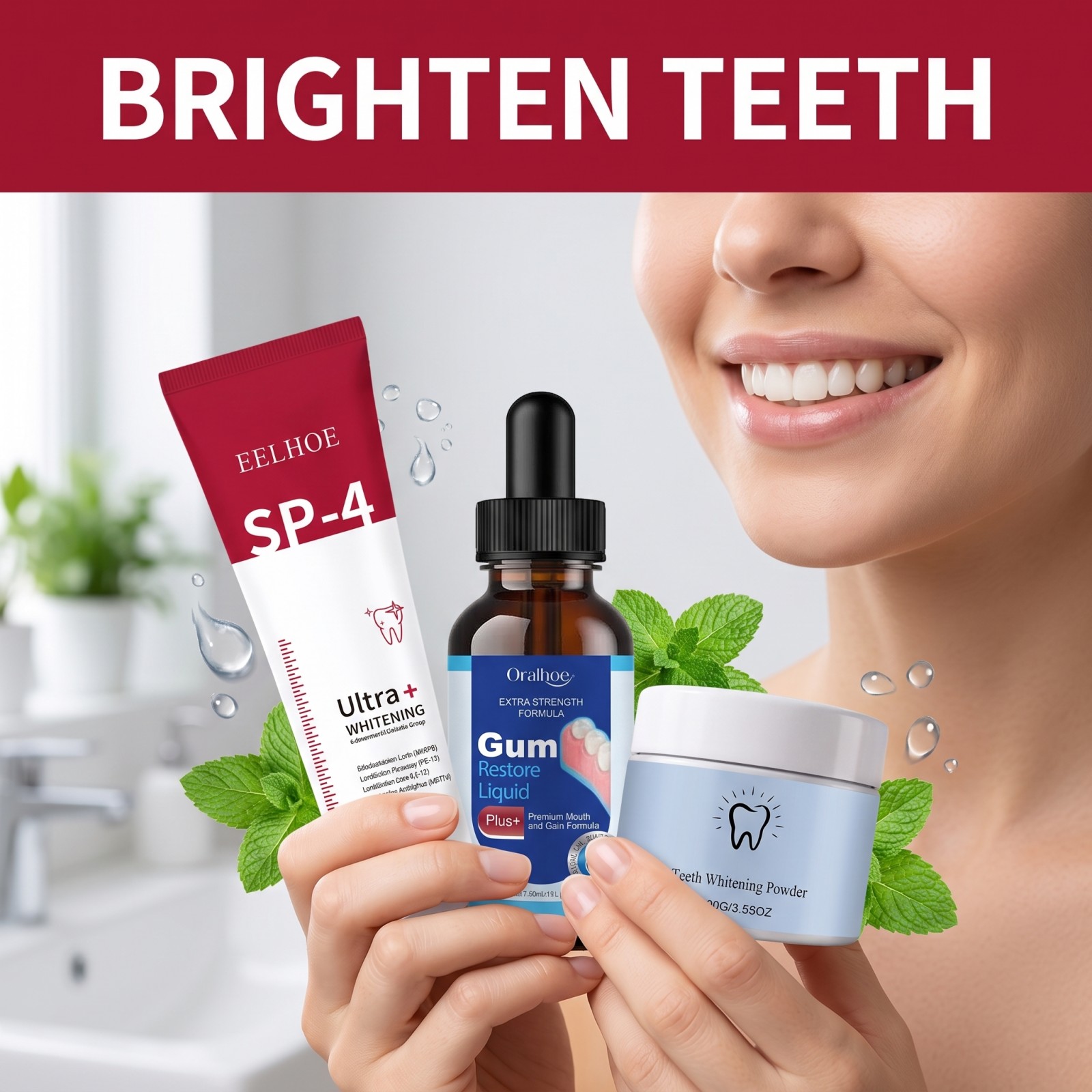Mundpflege-Kombi-Set: Aufhelle – Teeth Whitening Foam Bewertung und Preis