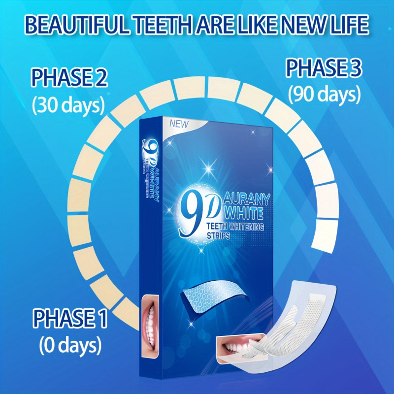 21 Paar 9D Aurany White Zahnau – Teeth Whitening Foam Bewertung und Preis