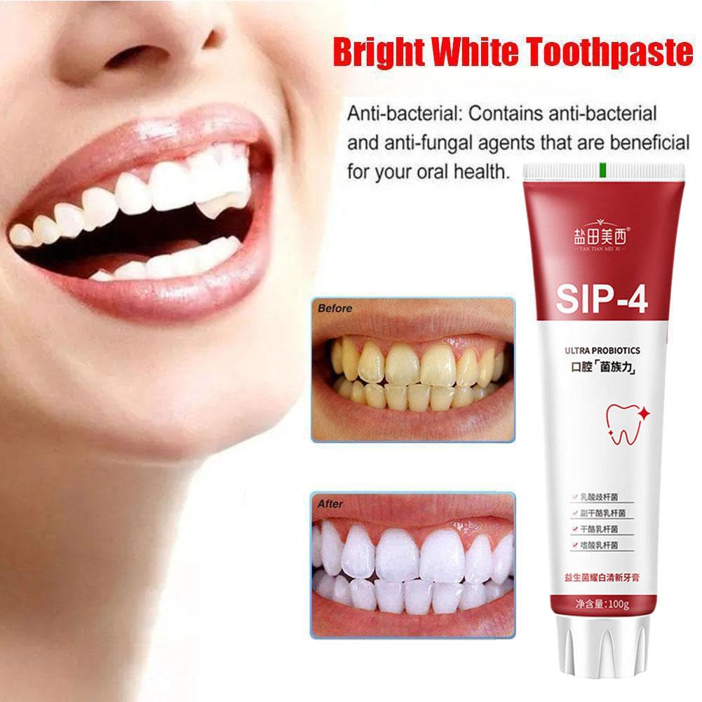 100g Sip-4 Probiotische Zahnau – Teeth Whitening Yellow Teeth Bewertung und Preis
