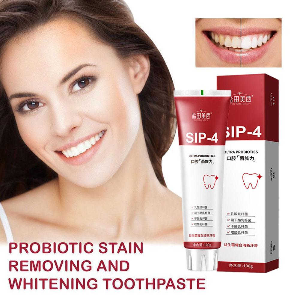 100g Sip-4 Probiotische Zahnau – Teeth Whitening Yellow Teeth Bewertung und Preis