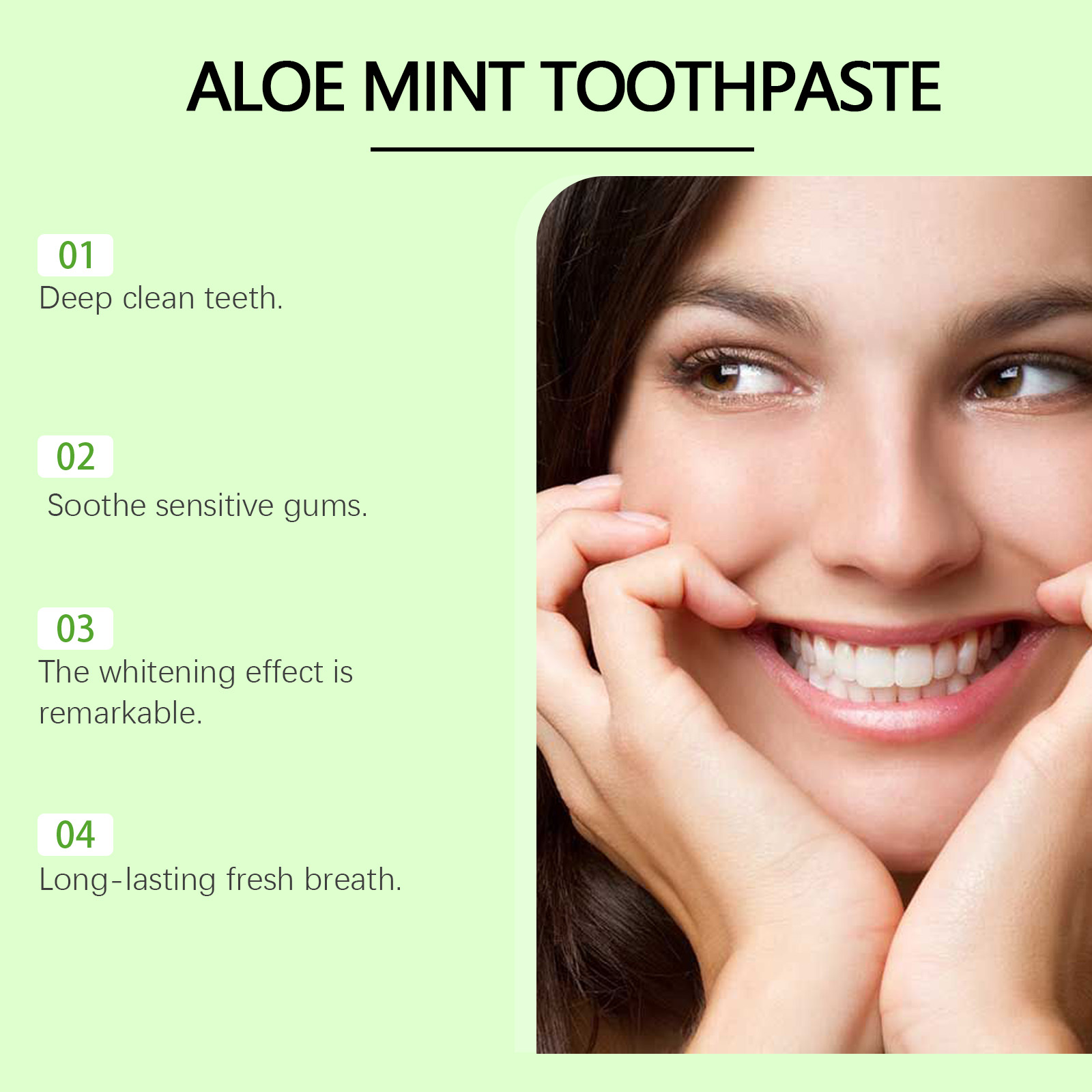 Aloe und Minze aufhellende Zah – Teeth Whitening Yellow Teeth Bewertung und Preis