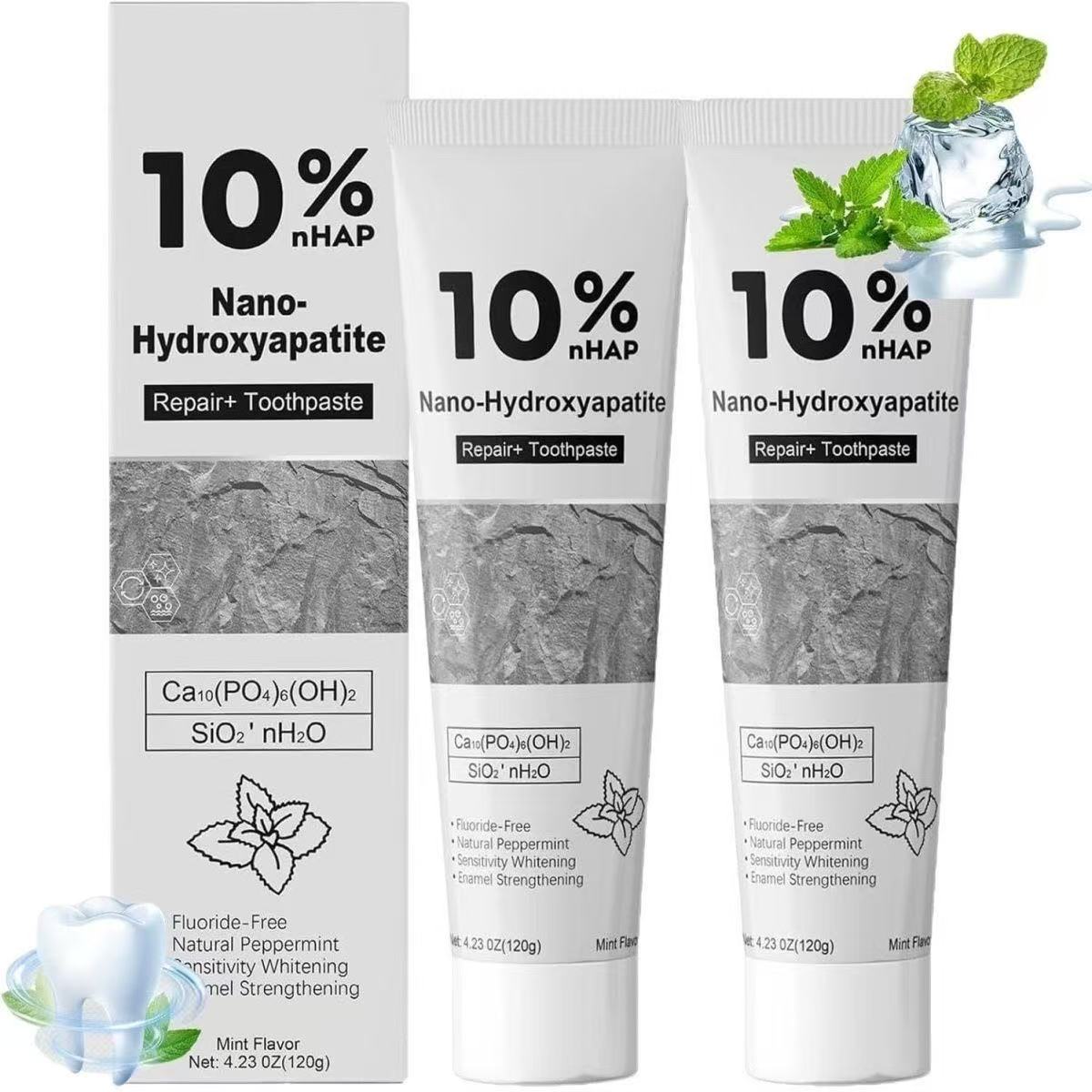 10% Nano-Hydroxyapatit Zahnpas – Teeth Whitening Yellow Teeth Bewertung und Preis