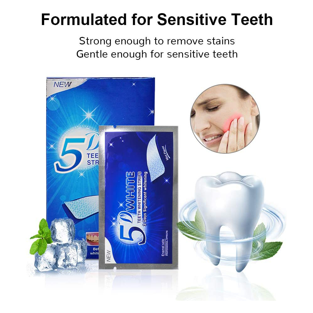 5D Weiße Zahnweißstreifen, Auf – Teeth Whitening Foam Bewertung und Preis