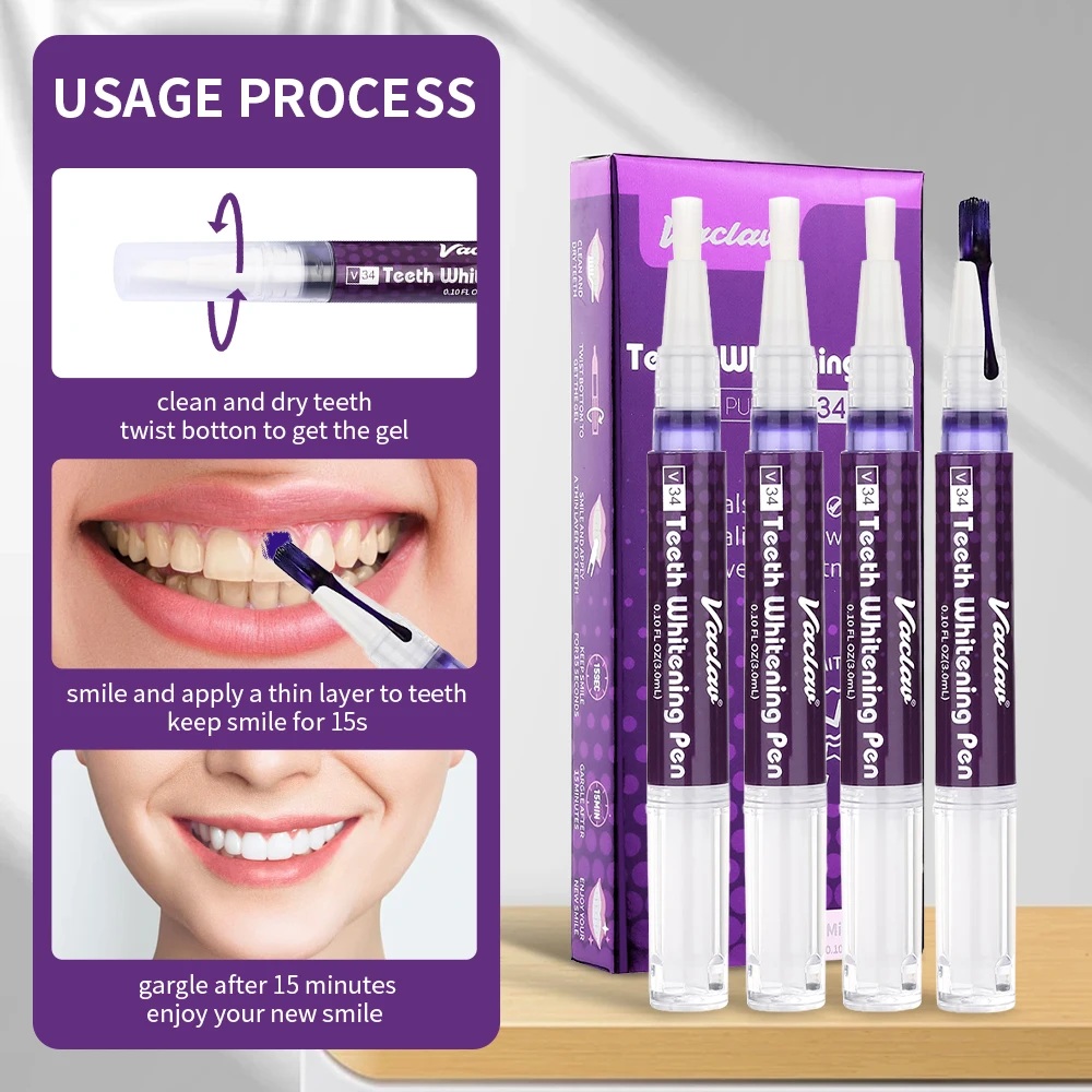 Vaclav V34 Lila Zahnaufhellung – Teeth Whitening Ulta Bewertung und Preis